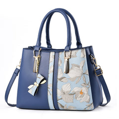 Embroidered Bag Large Capacity Handbag Fashion Shoulder Bag