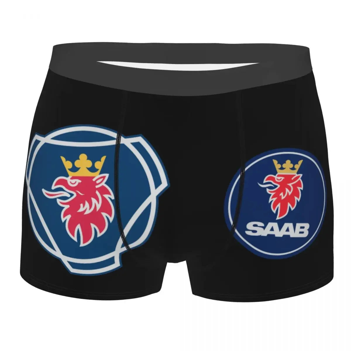 Custom Swedish Saabs Scanias Boxer Shorts For Homme 3D Printed Automobile Trucks Underwear Panties Briefs Soft Underpants