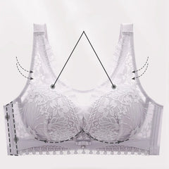 Plus Size Pregnant Women New Lace Pattern Solid Color Nursing Bra Ladies Triangle