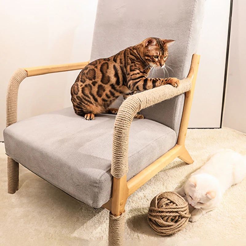 Cat Scratcher Rope Sisal Rope Cat Sharpen Claw Toy Kitten Climbing Frame Furniture