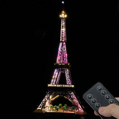 LED Light For  10307 Eiffel Tower PARIS World Famous Architecture Lamp Building Blocks Bricks