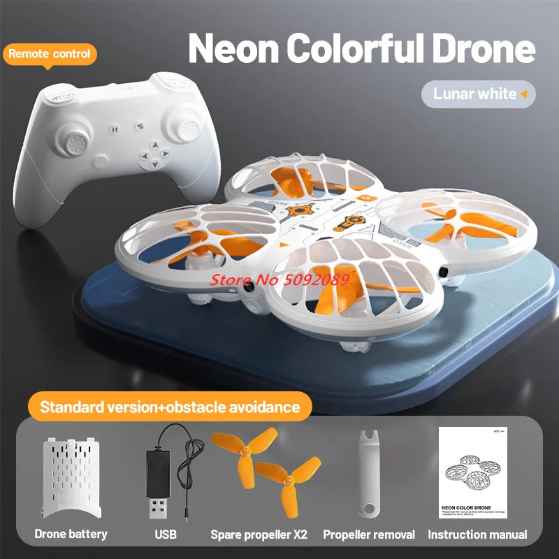 Intelligent Obstacle Avoidance Drones With 4K HD Camera Mini Drone Led Light Foldable Quadcopter Dron Toy