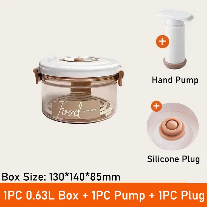 Vacuum Food Storage Box Fresh-Keeping Canister Sealed Storage Container