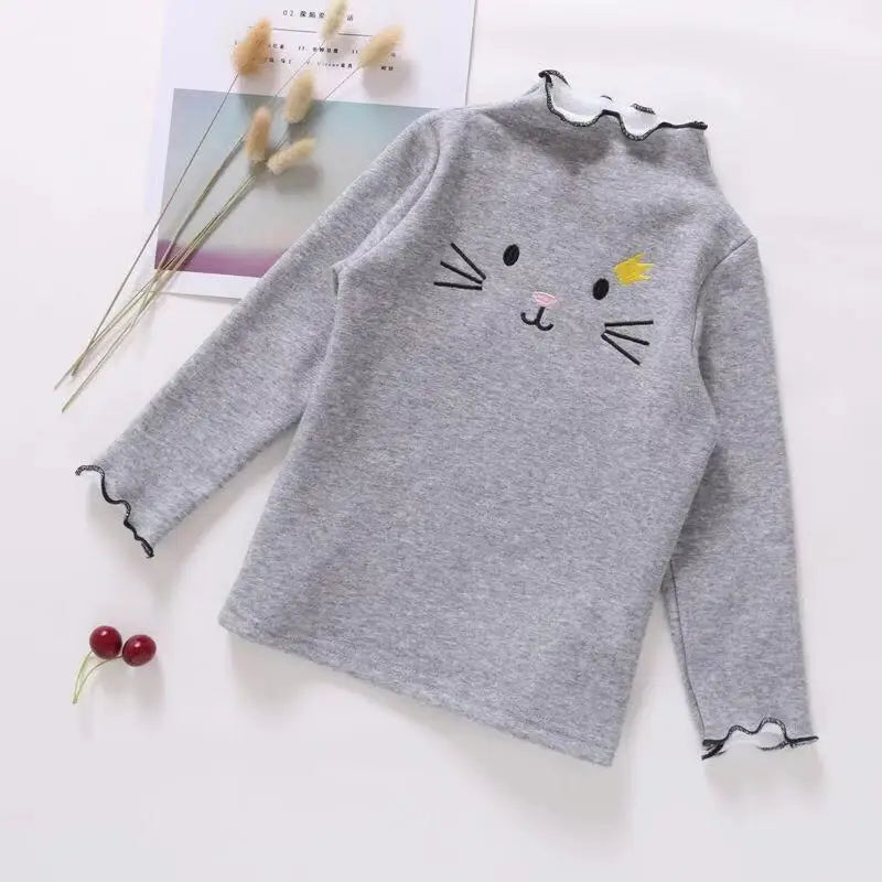 Girls Long Sleeved T Shirt Kids Cartoon Top