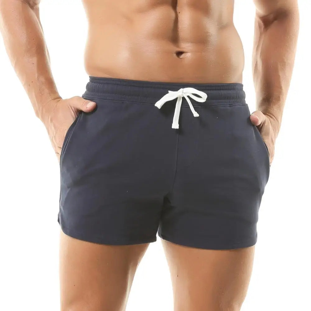 Men's Clothing Shorts Cotton Breathable Solid Shorts High Quality Fitness jogging Sport Shorts Men Casual Shorts