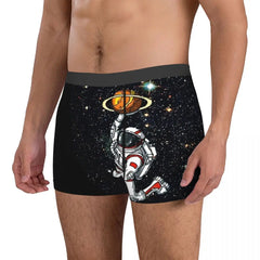 Astronaut Star Shot Men Boxer Briefs Underpants Street Arts Highly Breathable High Quality  Shorts Gift Idea