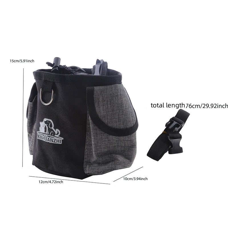 Portable Dog Treat Bag Outdoor Dog Treat Pouch for Training Feeding Bag