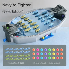 Sparty GameTable Game Mini Tabletop Game Navy Battles Board Game Competition Launch Toy for Toddler