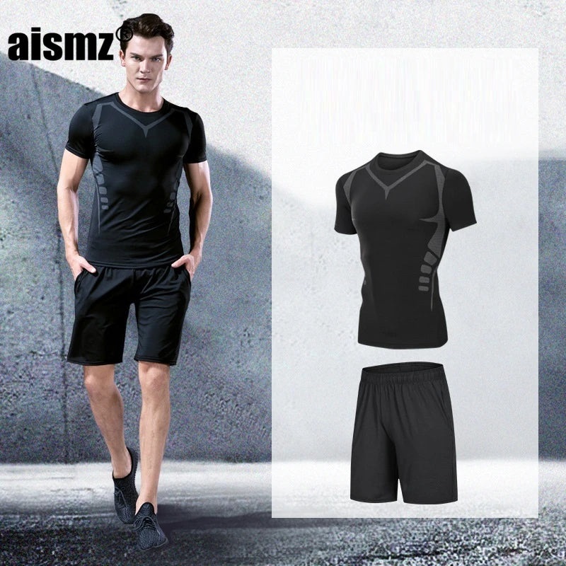 Men's Tracksuit Gym Fitness badminton Sports Suit