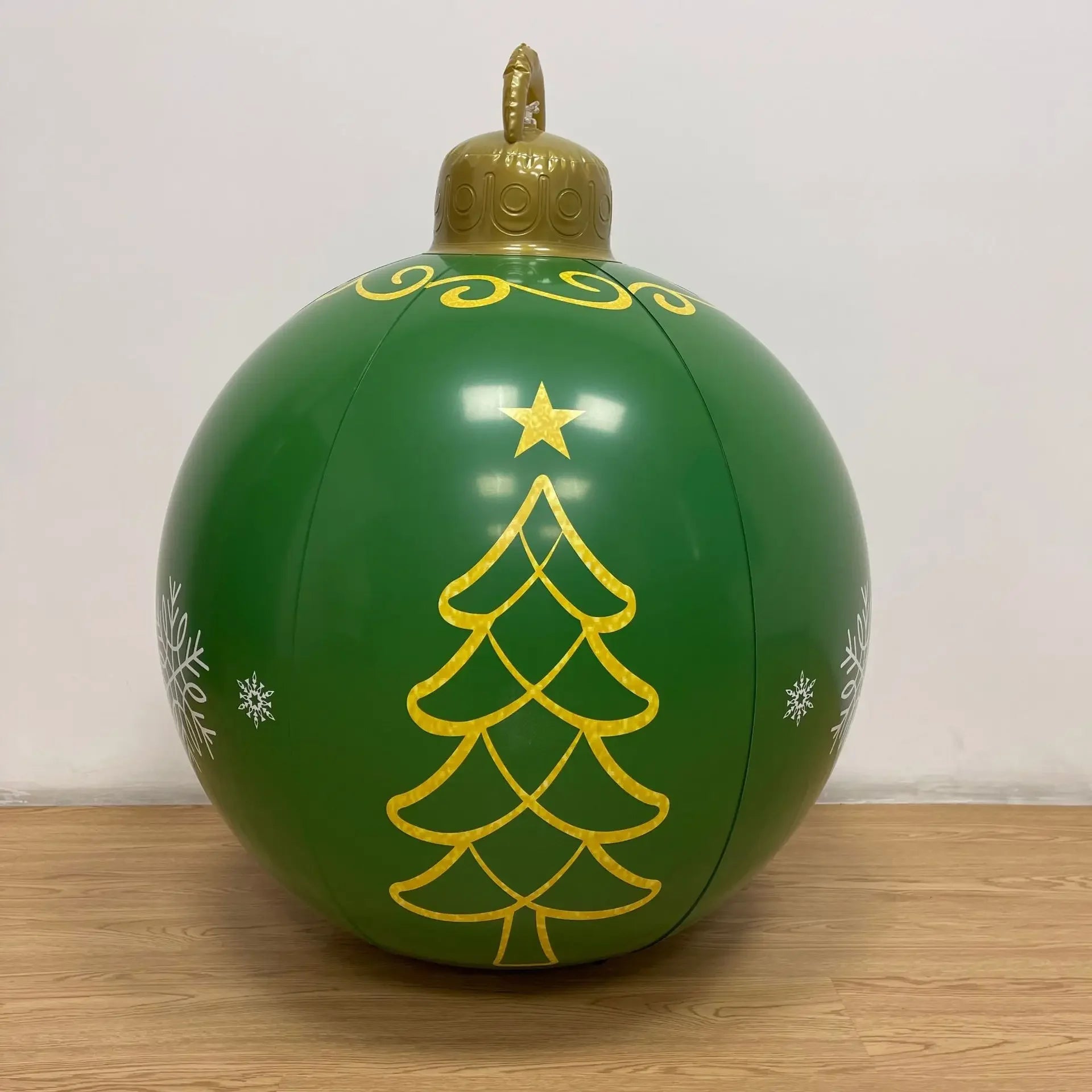 60cm Outdoor Christmas Inflatable Decorated Ball PVC Giant Big Large Balls Xmas Tree Decorations