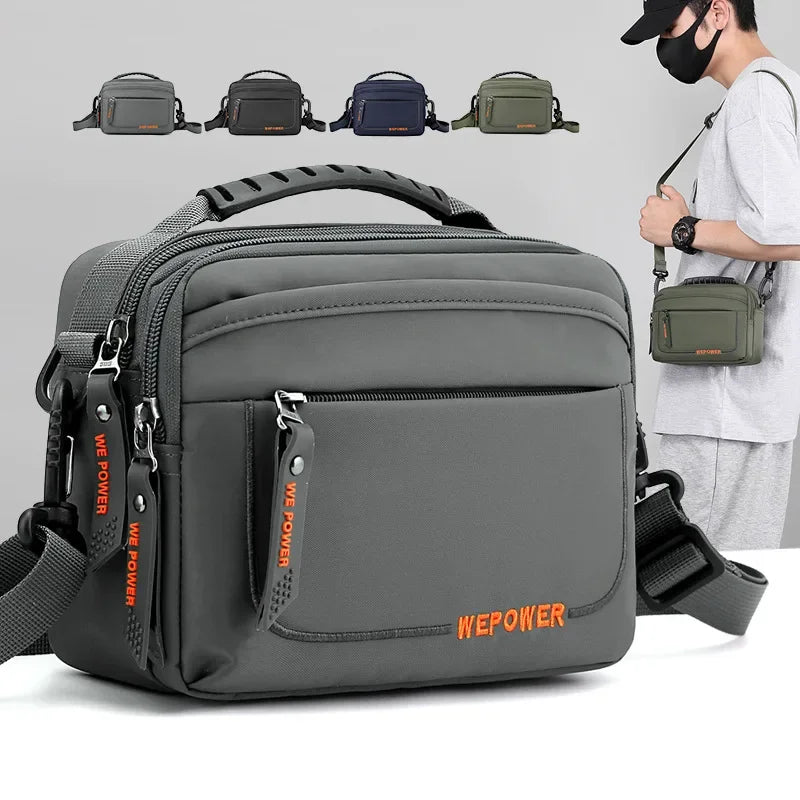 Casual Men's Messenger Bag Waterproof Outdoor Shoulder Bag Multifunctional Travel Waist Bag Hanging Bag Crossbody Bags for Men