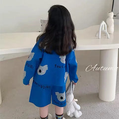 Baby Girl Boy knitted Clothes Set Sweater+Shorts 2PCS