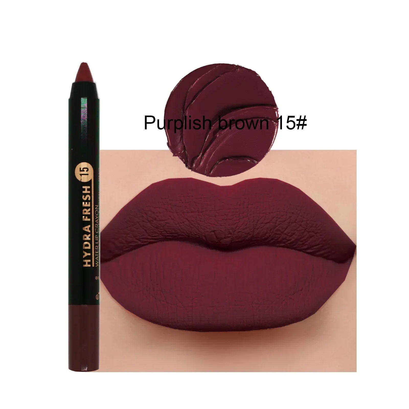 Matte Velvet Lipstick Pencil Waterproof Long Lasting Red Lip Sticks Non-Stick Cup Makeup Lip Tint Pencil