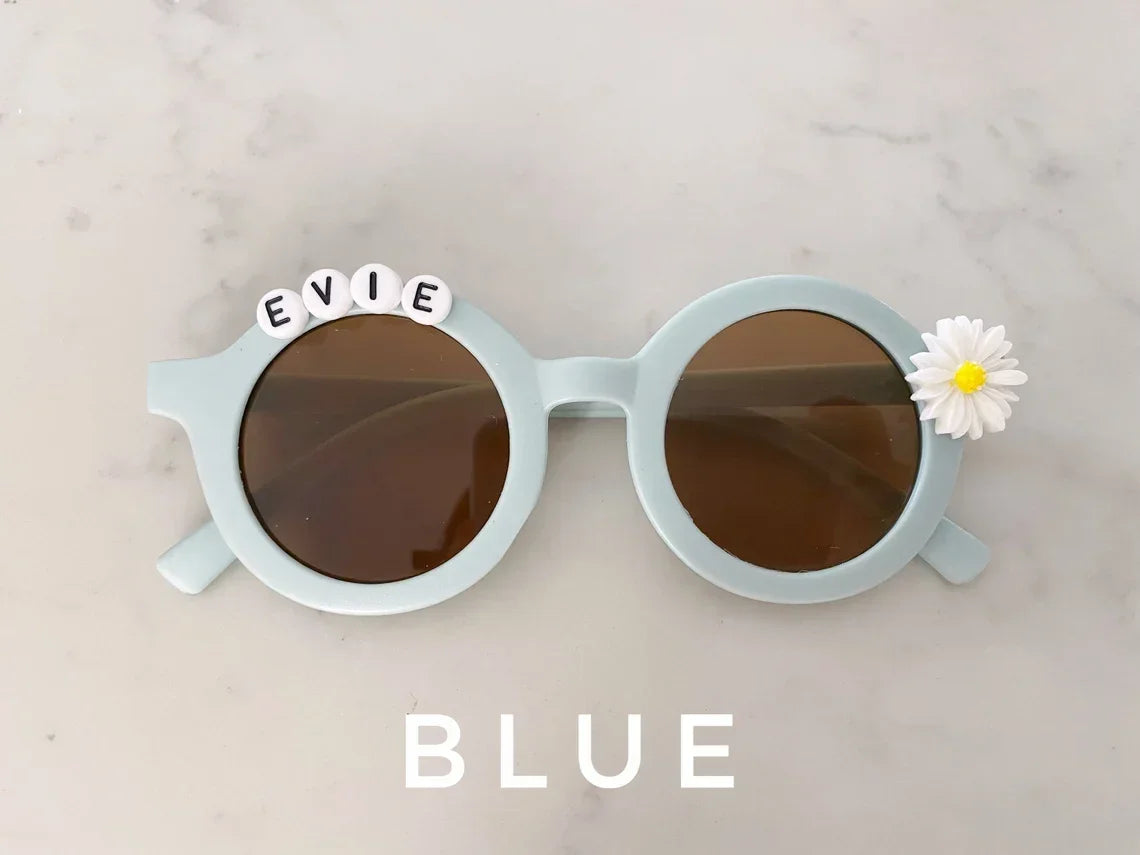 Kids Personalized Name Sunglasses Toddler Sunglass Birthday Gift Baby Girl Gifts Sun Protection Outdoor Eyewear  Party Favors