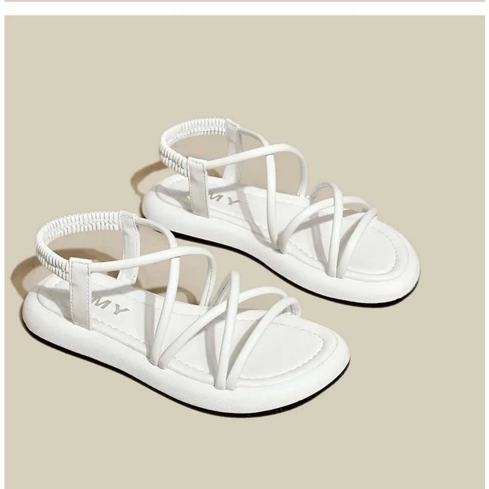 Women New Summer Soft Sole Elevated Casual Roman Sandals Small Womens Shoes