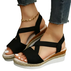 Fashion Summer Wedge Sandals for Women Lightweight Platform Gladiator Shoes