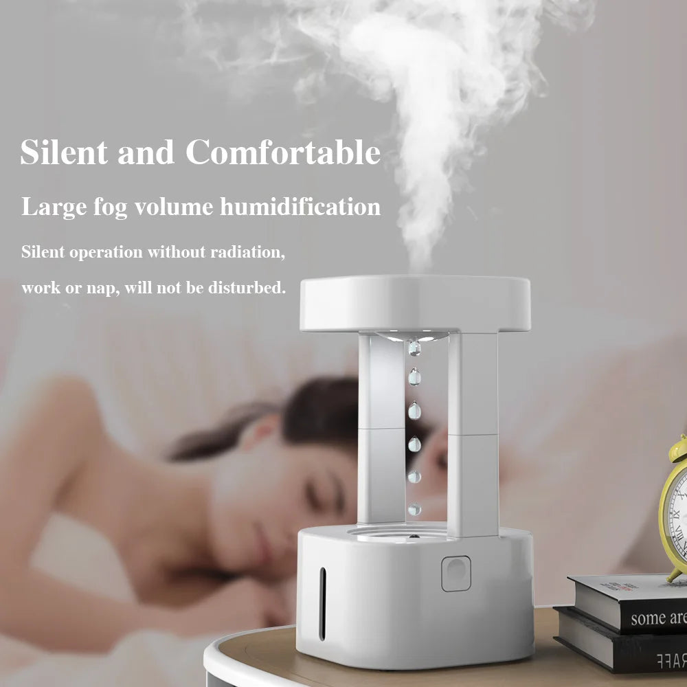 Anti Gravity Humidifier Diffuser Water Drop Falling Remote Control Mini Mist Maker Humidifier