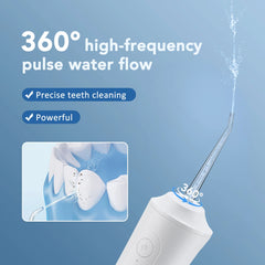 Water Dental Flosser Teeth Picks 4 Jets 3 Modes Portable Cordless Water Flosser for Teeth Cleaner IPX7 Waterproof Oral Picks