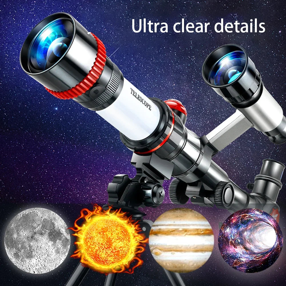 High Magnification Professional Astronomical Telescope Kids Experiment Monocular for Beginners