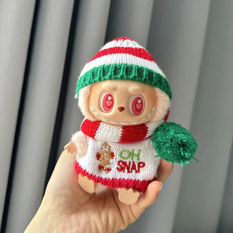 Cute Plush Doll'S Clothes Idol Dolls Sitting Party Christmas Clothing Sweater Accessories For Korea Kpop Exo