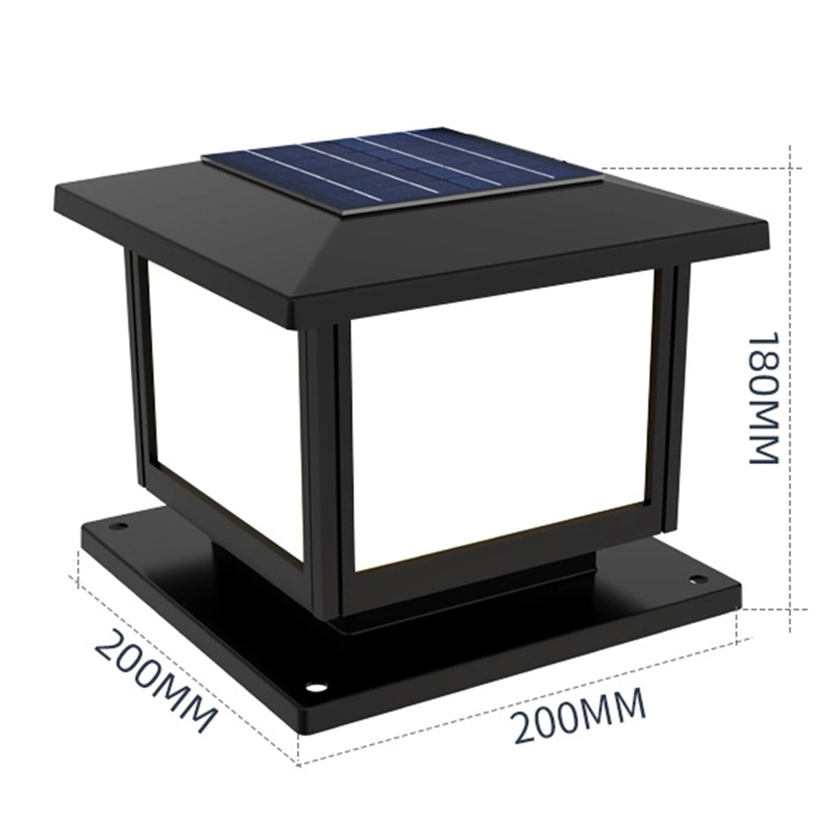 Solar Light Fence Light IP65 Outdoor Solar Lamp For Garden Decoration