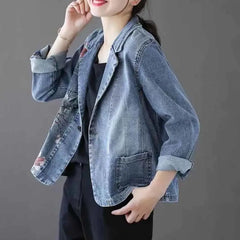 Short Denim Jacket For Women New Women's Spring Autumn Cothing