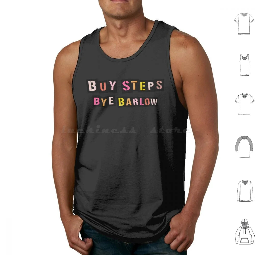 Buy Steps Tank Tops Print Cotton Logo Singer Songs Band Boyband Logo Mark Music Takethat