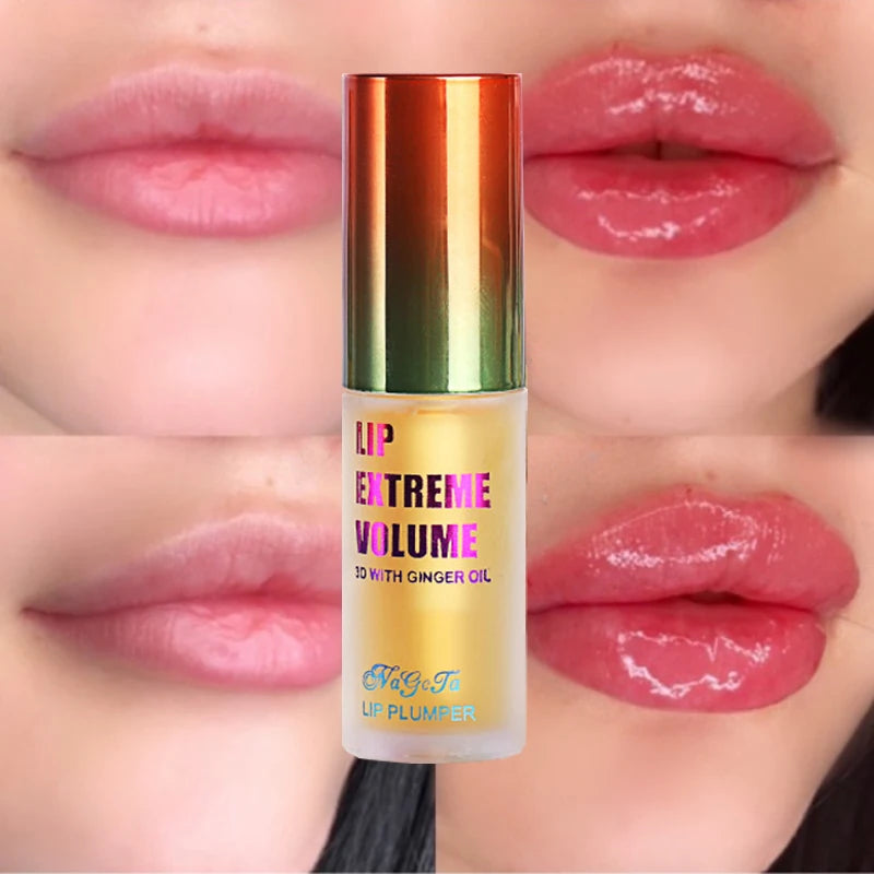 Long Lasting Lip Plumper Oil Serum Instant Volumising Essence Oil Repair Lip Fine Lines Increases Elasticity