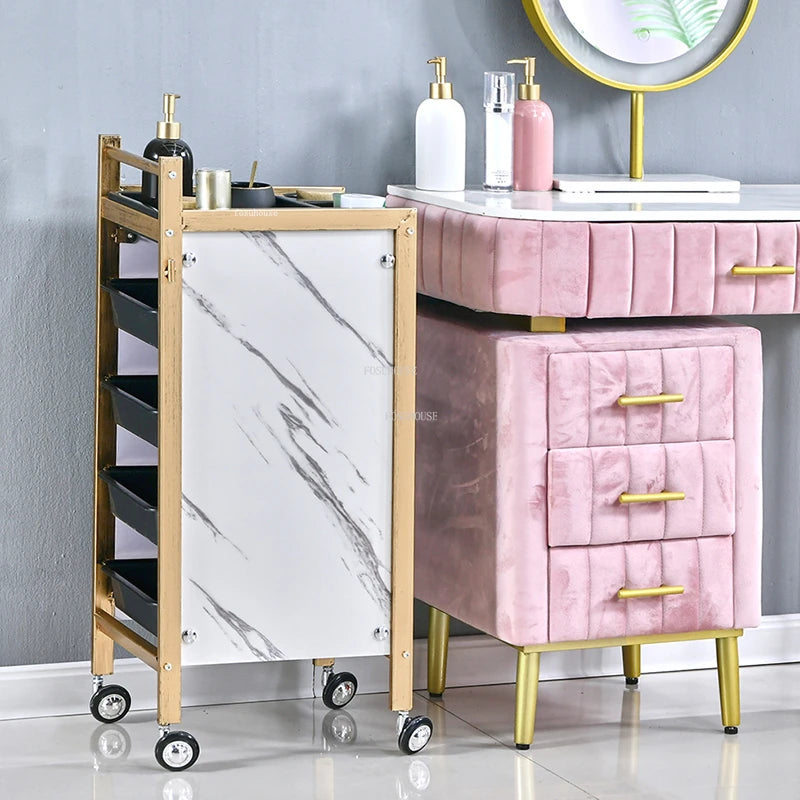 Tool Cart Modern Salon Furnitur rack with Wheels