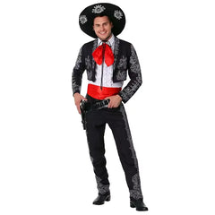 Men's Halloween American Western Heroic Character Mexican Ethnic Cospaly Costume