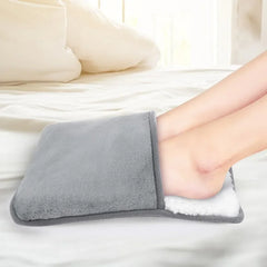 Universal Electric Heating Foot Pad USB Charging Household Washable 29cm Soft Plush Foot Warmer