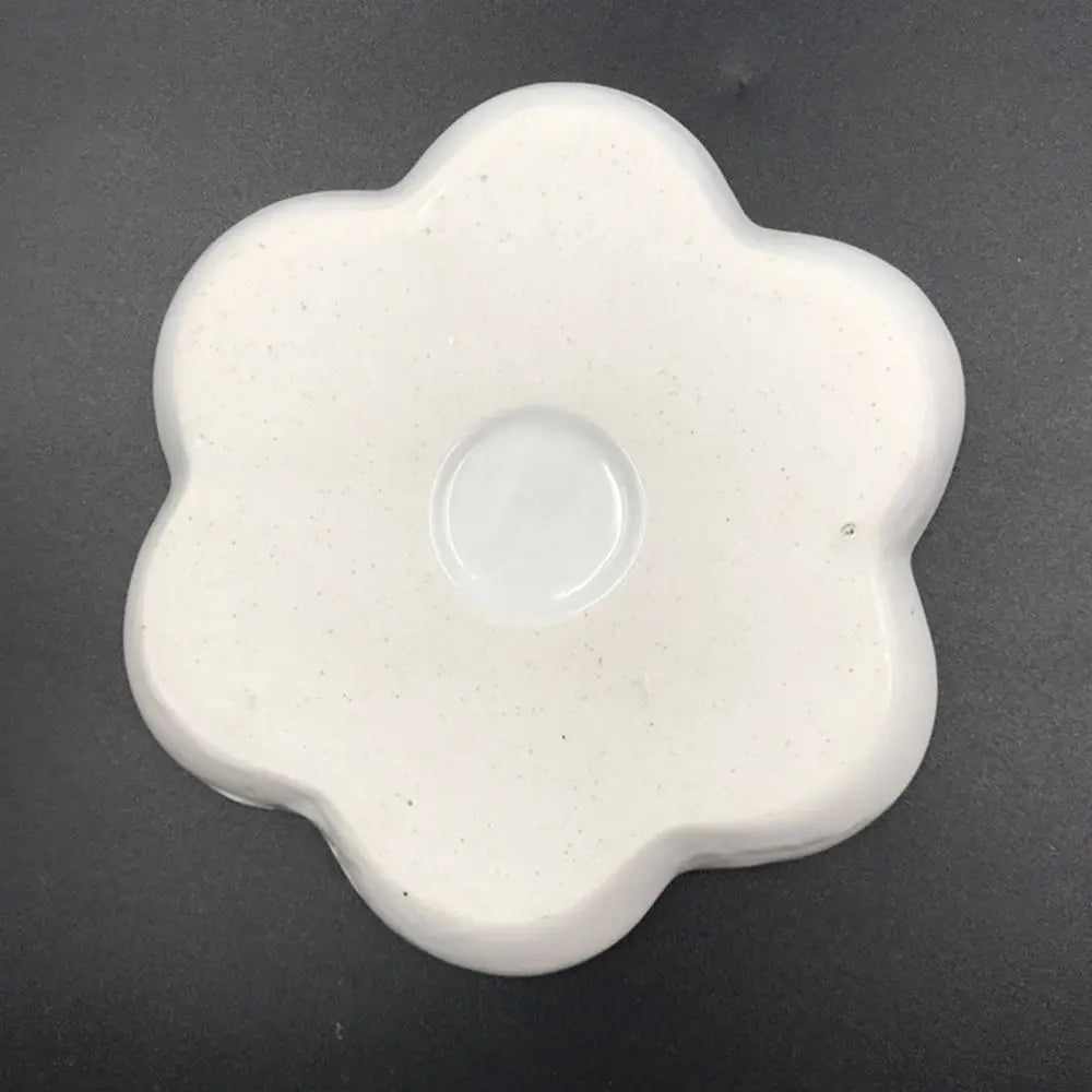 Traditional Ceramic Paint Palette Tray White 6/7 Grid Porcelain Palette 3 Size Portable Plum Blossom Paint Plate Art Supplies