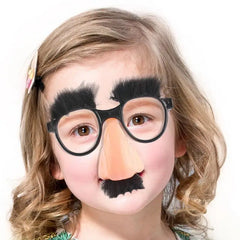 Big Nose Glasses With Eyebrows Mustache Silly Funny Photo Props Halloween Party Eyeglasses