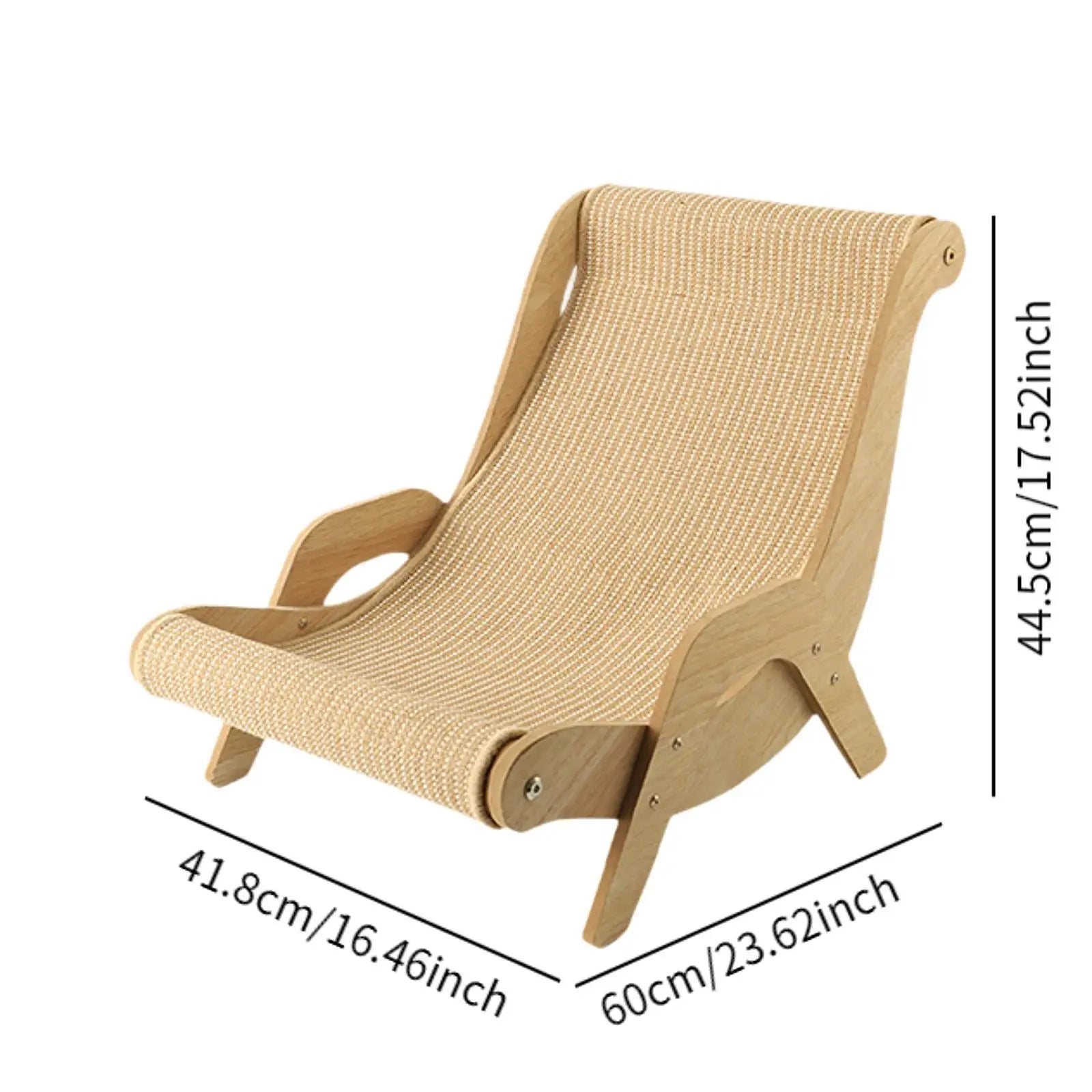 Cat Lounge Chair Cozy Sturdy Cat Lounger Cat Furniture Cat Lounger Cat Hammock Bed Cat Beach Chair for Indoor Cats Kitty Pet Dog