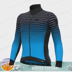 Men's Winter Cycling Jacket Warm Long Sleeve Weatherproof Windbreaker MTB Road Bike Bicycle Fleece Sports Cycling Clothing Coat