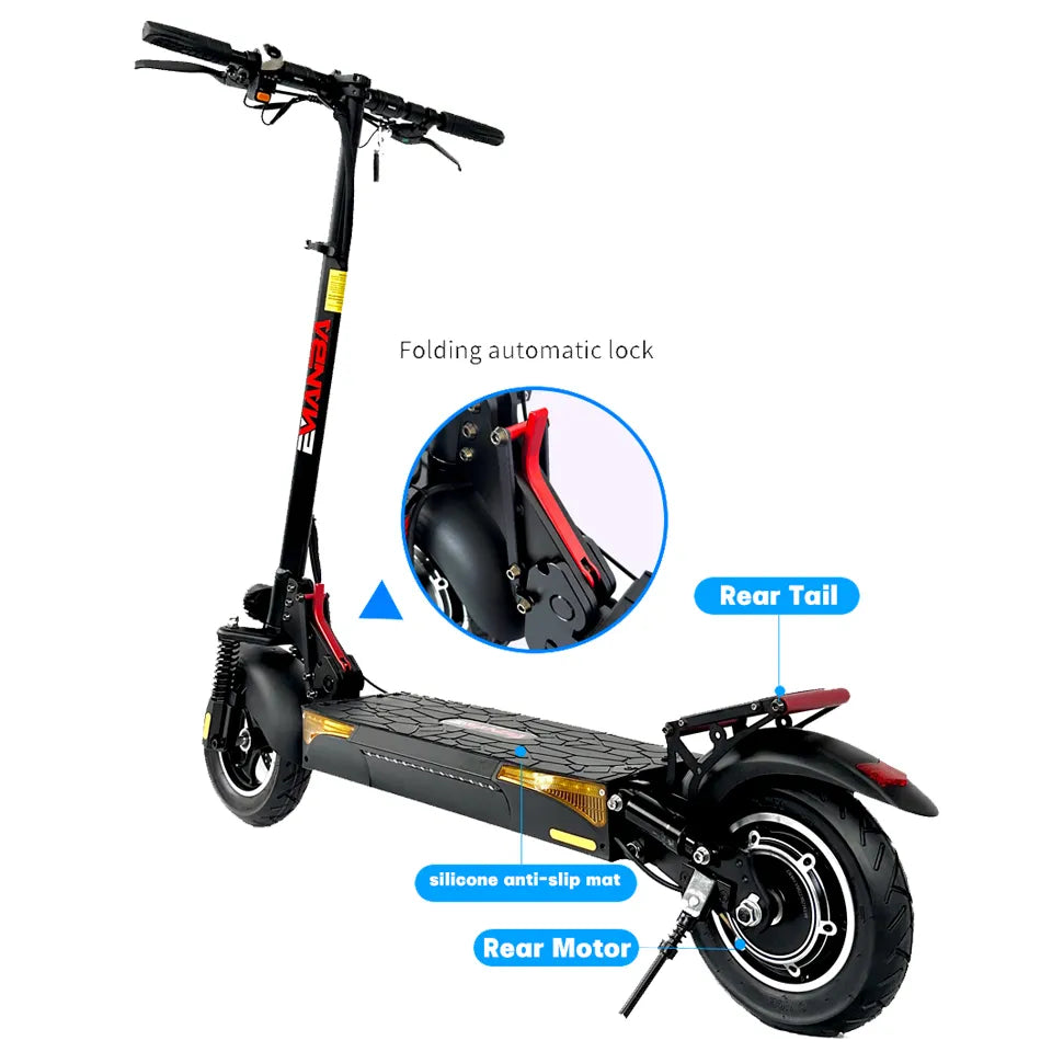 Foldable 2 Wheel Portable Mobility Electric Scooter