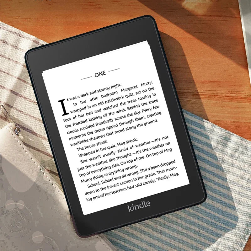 Kindle Paperwhite4 Black 32GB eBook e-ink Screen WIFI 6"LIGHT Wireless Reader With built-in backlight e-Book Reader