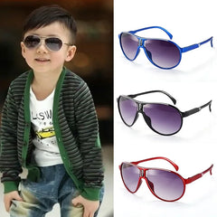 Colorful Glasses Frame Girls Boys Glasses for Children UV400 Baby Mirror Sunglass