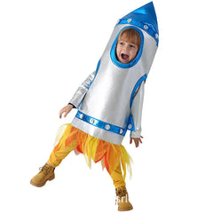 Umorden Unisex Kids Children Boys Girls Rocket Rocketship Costume Spaceship Space Shuttle Cosplay Sponge Suit