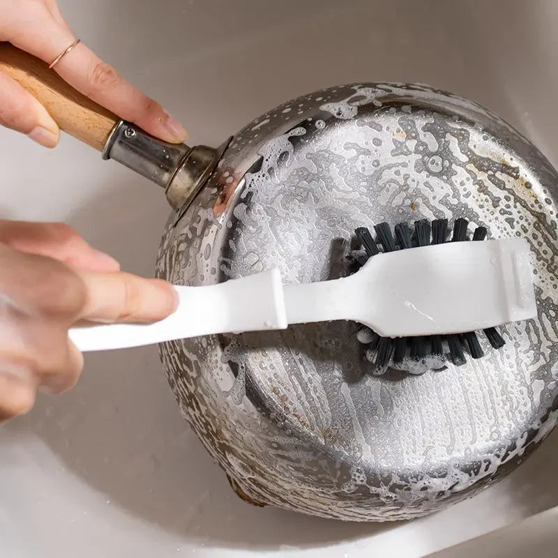 Multifunctional Home Cleaning Brush Hunging Long Handle Pan Pot Brush