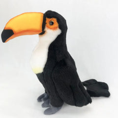 Toucan Stuffed Toy Plush Parrot Plaything Animal Filling Cartoon Lovely