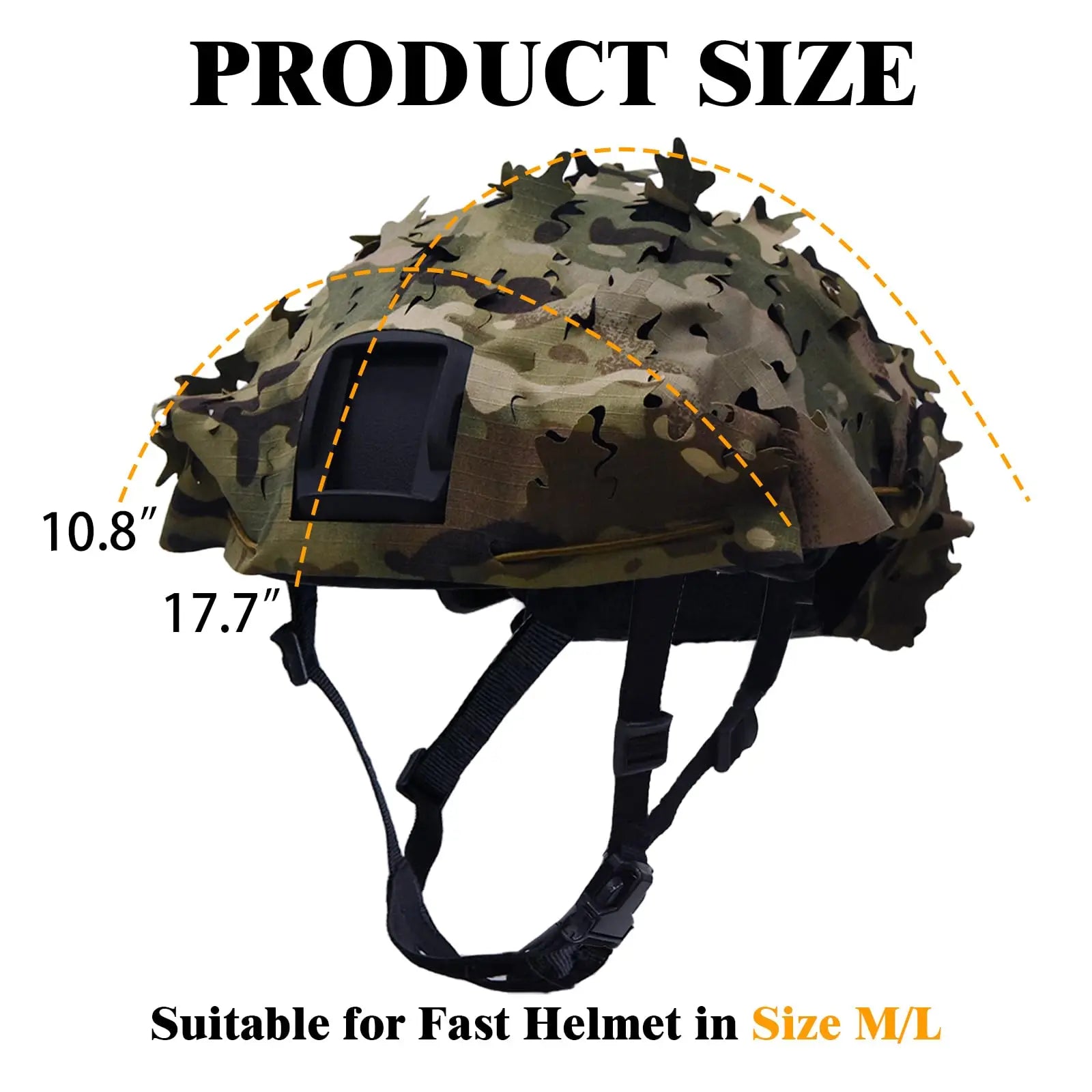 JOAXOR Airsoft FAST Tactical Helmet Cover Camo Paintball Hunting Shooting Camouflage Gear 4 Colors