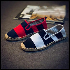 Spring Summer Fashion Shoes Slip-on Flat Breathable Mens Loafers Brand Male Casual Lazy Shoes