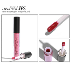 Matte Liquid Lipstick Long-lasting Waterproof Lip Gloss 10 Colors Lip Glaze Non-Stick