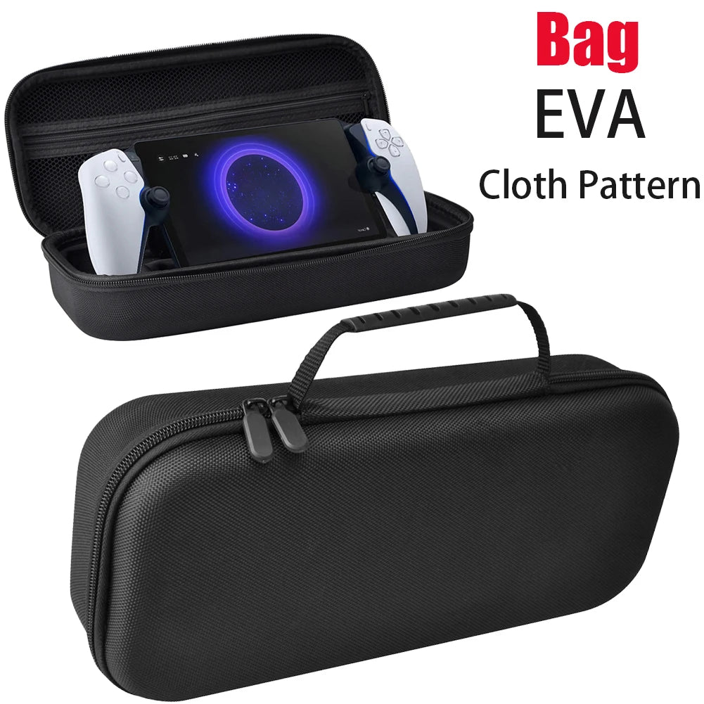 Carrying Case for Playstation 5 PS5 Storage Bag EVA Carrying Case Shockproof Protective Cover with Pocket for PS Portal Console