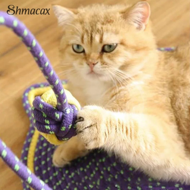 Cats Scratch Pad Natural Cotton Rope Cat Scratch Pad Pet Sleeping Mat Durable Scratch Resistant Furniture Protector Pet Supplies