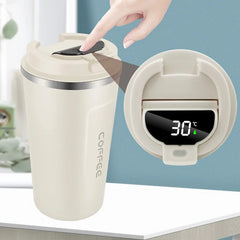 Stainless Steel Smart Coffee Tumbler Thermos Cup