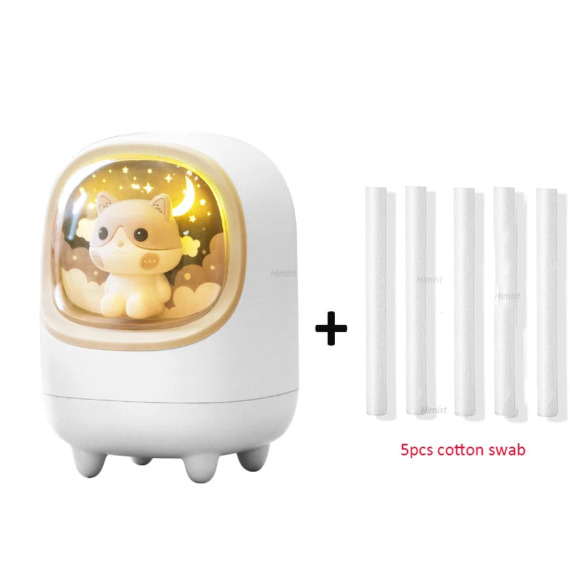 Cartoon Wireless Air Humidifier USB Rechargeable Portable Mini Aromatherapy Mist Maker