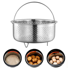 Stainless Steel Kitchen Steam Basket Pressure Cooker Anti-scald Steamer