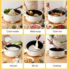 Multifunction Electric Cookers Single/Double Layer 1-2 People Household Non-stick Pan Hot Pot Rice Cooker